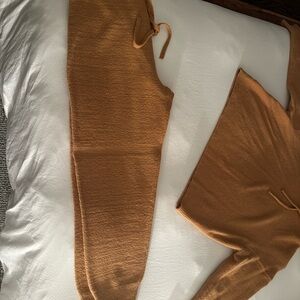 Express Tan Jumpsuit